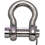 DEE Shackle With Alloy Round Pin DEE Shackle With Alloy Round Pin